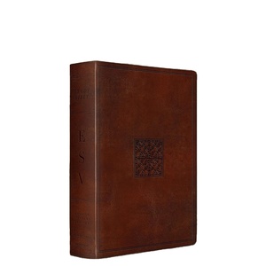 Biblia de Cuero Genuino de Alta Calidad, Edición Chrétien De Luxe, con Cubierta Grabada en Relieve, Lomo Repujado, Papel Reciclado, para Trabajo Misionero, Atemporal - Product Image 1