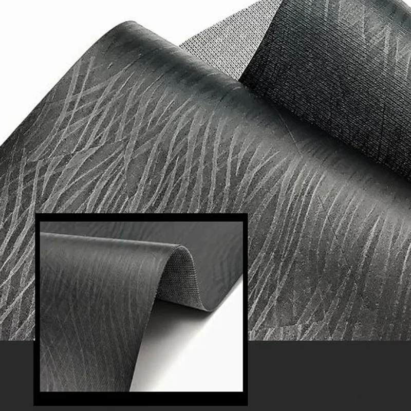 3D wavy synthetic leather knitted fabric case, car ottomans, chair and sofa wallpaper