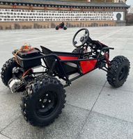 Nuevo Go-Kart Eléctrico 2026, 18kW de Potencia, 48V 25Ah, 8 Pulgadas, Kart de Carreras de Alta Velocidad para Niños y Adultos, Todoterreno, 4 Ruedas
