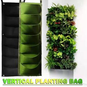 Jardinière verticale en feutre pour plantes, sac de culture mural en feutre pour fleurs, sacs de plantation pour jardin mural vertical - Product Image 3