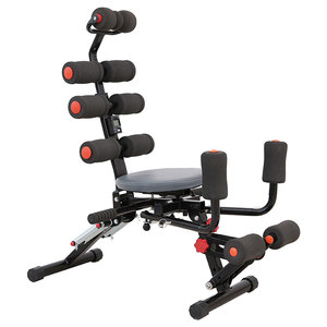 Paquete de seis ajustables <span class=keywords><strong>Abdomen</strong></span> Máquina de fitness unisex Pedal duradero Equipo de gimnasio Cuidado multifuncional <span class=keywords><strong>Banco</strong></span> de ejercicios y estante - Product Image 2