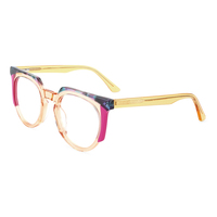 Lunettes en acétate faites à la main, lunettes vintage bloquant la lumière bleue, lunettes optiques en acétate sur ordonnance