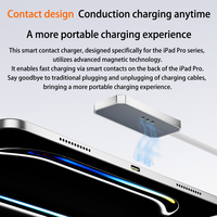 Câble de charge magnétique USB Type C mâle vers 3 broches en alliage d'aluminium 18W, neuf d'usine, chargeur portable rapide pour tablette