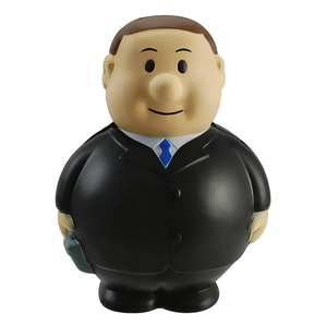 Bola de estrés relajante de elevación lenta en forma de abogado de espuma de PU de alta calidad, juguetes promocionales para apretar para niños y niñas - Product Image 2