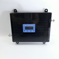Amplificador de Señal GSM Tri-Banda 3G 4G 5G LTE para Teléfono Móvil con Cobertura de 300-500 m², 65 dB, 900/1800/2100 MHz, Repetidor B8 B1 B3
