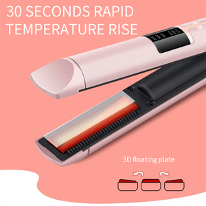 Mejor inalámbrico de hierro plano con cargador portátil Mini recto rizador Usb inalámbrico de 250 grados plancha de pelo/ - Product Image 3