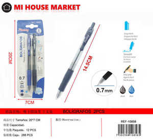 Penna Gel Planny 0.7mm con Inchiostro Blu per Ufficio e Scuola - Product Image 1