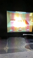Jeux interactifs de lutte contre l'incendie en 3D avec caméra IR multi-joueurs, projection murale interactive, extincteur interactif pour la formation