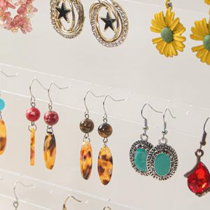 Acrylic 3-Layer Tabletop Earring Holder Stand Jewelry Organizer Display Stand for Home Use Store Selling <strong>Show</strong> Storage <strong>Rack</strong> - Product Image 2