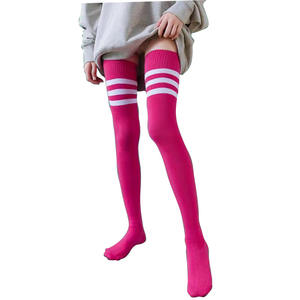 Logo de style personnalisé Usine En Gros 2023 Nouvel Article Chaussettes Hautes pour Femmes Dames - Product Image 4