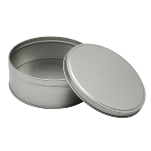 Đồng bằng trong bạc kim loại vòng tùy chỉnh thiết kế Trà hộp thiếc cho Cookie Kẹo sô cô la gói quà tặng - Product Image 4