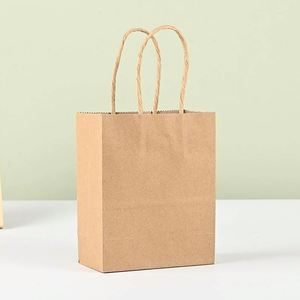 Sacs en papier laminé de haute qualité, écologiques, personnalisables avec logo, en kraft ou blanc, pour pizza, sushi, gelée - Product Image 2