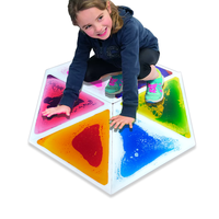 Tapis de sol en gel liquide sensoriel pour enfants, tapis sensoriel intérieur, jouets éducatifs
