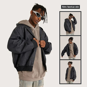 Yq เสื้อแจ็กเก็ตหนังสไตล์ kayne ผ้าสไตล์ตะวันตกสำหรับผู้ชายฤดูใบไม้ร่วงและฤดูหนาว - Product Image 1