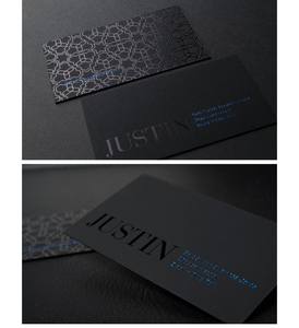 <span class=keywords><strong>Carte</strong></span> <span class=keywords><strong>de</strong></span> <span class=keywords><strong>visite</strong></span> en papier <span class=keywords><strong>de</strong></span> luxe en relief 3d papier kraft impression numérique sans or noir blanc personnaliser estampage à chaud 3-5 jours - Product Image 5