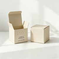 Pochettes d'emballage cosmétique recyclables en papier texturé de luxe avec revêtement UV et boîte à parfum pour masques faciaux