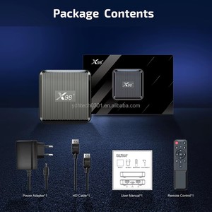 TV Box X98Q 2026, Receptor Inteligente Mini Android <span class=keywords><strong>11</strong></span>, TV Box X98 <span class=keywords><strong>Q</strong></span> 4K S905W2 con RAM 2+16GB, Reproductor Multimedia IPTV Quad Core Negro - Product Image 4