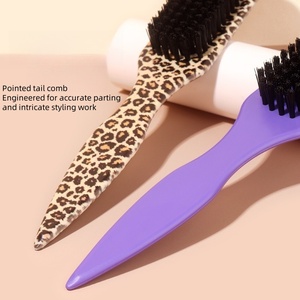 Spazzola per <span class=keywords><strong>barba</strong></span> leopardata spolverino da barbiere per capelli rifiniture facciali lunga spazzola per <span class=keywords><strong>barba</strong></span> da uomo - Product Image 6