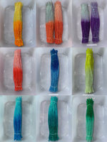 Série Glitter Originale : Fil en Tube Extrudé Dégradé de Couleurs, Bâtonnets Torsadés Arc-en-ciel Scintillants et Colorés pour Bricolage Manuel Enfants