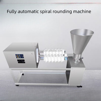 Machine commerciale automatique pour la fabrication de boulettes de pâte rondes / Pétrissage spiral entièrement automatique / Pétrissage et arrondissement intégrés pour la production de nouilles