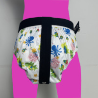 Ceinture de couche verrouillable ABDL ceinture de sangle sécurisée Ddlg Sissy portant dispositif d'application verrouillable Anti-retrait couche adulte réglable