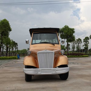 Voiture électrique vintage de tourisme 8 places pour parcs et stations balnéaires - Product Image 1