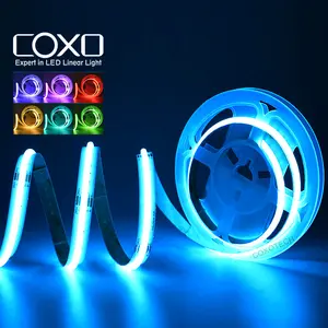 COXO-Tira de luces led RGB COB, 3 años de garantía, ce, rohs, ul, 12V, 24V, resistente al agua