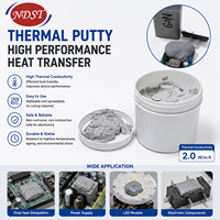 Pâte adhésive thermique conductrice en silicone blanc NDST 2W/m.K (non durcissante) étanche pour la construction électronique