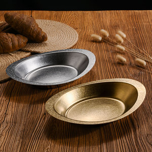 สไตล์เรโทรสแตนเลสสตีลจานแกงกะหรี่จานลึกสำหรับตั้งแคมป์กลางแจ้งสีทึบ YX9151 - Product Image 2