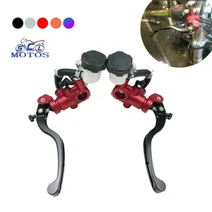 18*17.5 CNC Aluminum motorcycle 22mm handle lever clutch pump master brake cylinder