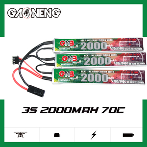 Batería LiPo GNB GAONENG 2000MAH 3S 11.1V 70C 140C RC para Airsoft con Conector Mini Tamiya - Product Image 2