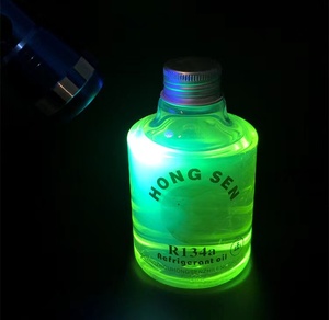Botella fluorescente grande de 250ml para <span class=keywords><strong>aire</strong></span> <span class=keywords><strong>acondicionado</strong></span>, mantenimiento automático, piezas de CA, detección eficiente de fugas y mantenimiento de aceite - Product Image 3