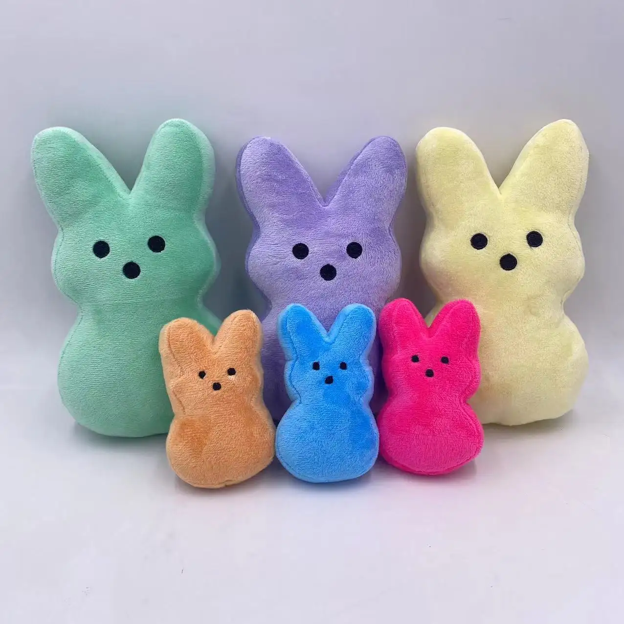 10Cm 15Cm 20Cm 38Cm 50Cm Động Vật Plushie Thỏ Đồ Chơi Nhồi Bông Mềm Dễ Thương Kawaii Phim Hoạt Hình Peep Bunny Phục Sinh Đồ Chơi Sang Trọng Cho Trẻ Em