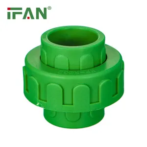 IFAN工厂批发PPR管件绿色PPR接头20毫米供水