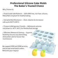 3D Mango Vorm Siliconen Mal Fruit Mousse Cakevorm 8 Holtes Mango Siliconen Bakvorm Banket Chocolade IJs Dessert Gereedschap