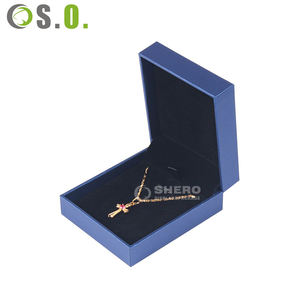 Caja de Joyería de Papel Imitación Cuero Personalizada al por Mayor, Caja de Lujo para Aretes, Pulseras, Colgantes y Anillos, Caja de Empaque para Joyería con Logotipo - Product Image 1