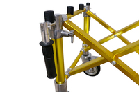 Chariot funéraire argenté de style américain 2026 pour le transport de corps, accessoires de cercueil, camion d'église, livraison rapide