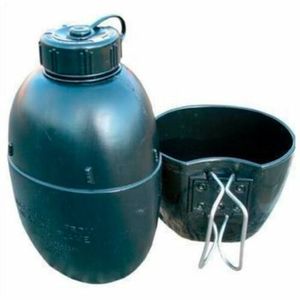 Botella de Agua Estilo Británico 58 de 1 Litro, Cantimplora, Recipiente de Agua para Cadetes - Product Image 4