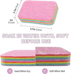 <span class=keywords><strong>Éponge</strong></span> <span class=keywords><strong>Magique</strong></span> Professionnelle PVA pour la Cuisine en Microfibre, Chiffon de Nettoyage Doux Multi-Usages à 12 Couches, Dépoussiérant pour la Salle de Bain - Product Image 6