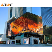 AOWE EcoBeam-10 Affichage vidéo LED extérieur haute luminosité IP65 étanche OEM publicité LED Mur vidéo écran de bienvenue