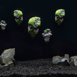 Ornamento de rocas flotantes para acuario, piedra de resina de musgo flotante, decoración de <span class=keywords><strong>roca</strong></span> suspendida para tanque de peces de montaña, <span class=keywords><strong>roca</strong></span> - Product Image 4
