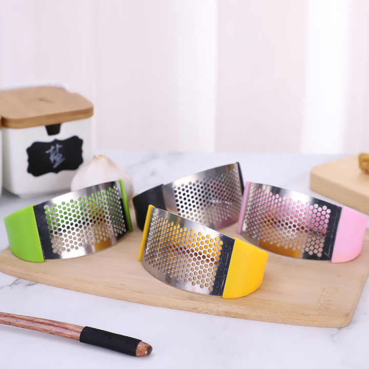 Kitchen Stainless Steel Ginger Crusher Rocker Curved Tools And Gadgets