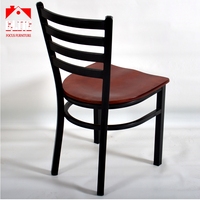 Chaises de salle à manger modernes et élégantes à dossier échelle, design métallique, style européen et chinois, mobilier de banquet tendance pour usage domestique, édition spéciale