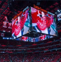 Écran numérique en temps réel RGX Stadium, tableau de scores clair, panneau d'affichage numérique électronique, affichage LED pour compétition sportive de basketball