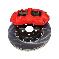 Kit de frein à disque à 2 pièces avec étrier de frein surdimensionné rouge à 6 pistons 380 mm et 4 pistons 355 mm pour Audi A5 A6 A7 A8 Nenz AMG BMW M3 M4 M5