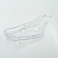 Accessoires de système d'éclairage automobile, abat-jour avant, couvercle de lentille en verre transparent pour les coups de pied de 2017 à 2020