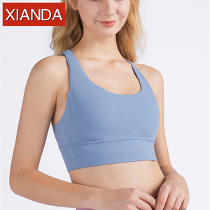 Logotipo personalizado Entrenamiento Ropa atlética Mujeres Sujetador deportivo de alto impacto Gimnasio Yoga Sujetador Tallas grandes Sujetador cruzado - Product Image 2