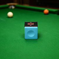 ASN WJQK-03 Craie de billard premium 22 mm, emballage en feuille d'argent, craie carrée pour queue de billard, haute friction, antidérapante
