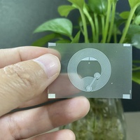 Échantillon gratuit d'étiquette imprimable NFC213/215/216 13,56 MHz, mini puce RFID HF NFC, autocollant