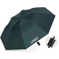 Parapluie professionnel moderne à 3 plis entièrement automatique, impression de logo personnalisée, protection contre le vent et les UV, parapluie pliable, cadeau d'affaires
